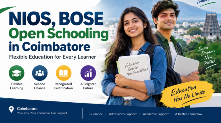 NIOS, BOSE Open Schooling in Coimbatore