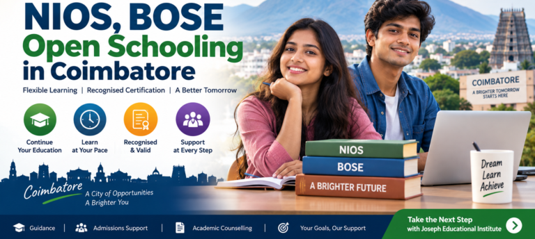 NIOS, BOSE Open Schooling in Coimbatore